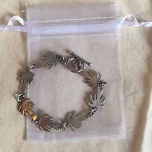 Sterling Silver Palmetto Tree Bracelet